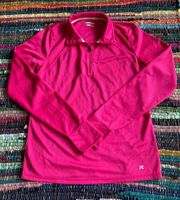 Pink Quarter Zip Long Sleeve Pullover Small