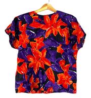 Vintage  Schrader Silk Blouse 14