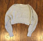 Urban Outfitters Cropped grey sweater