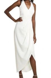 Xscape Tulip Hem Sleeveless Crepe Gown