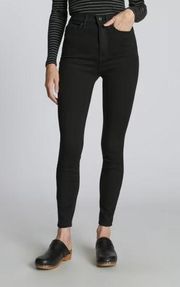 Everlane Jeans Womens 30 Black The Way High Skinny Jean Crop Organic High Rise