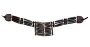 Black Bead Buffalo Bone Chest Plate Choker Western Indian style Jewelry NEW