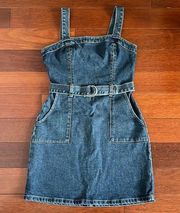 Hollister | Denim Jean Dress with Pockets XS