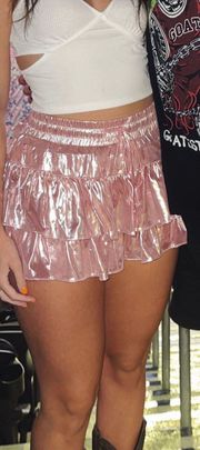 Pink Sparkly Skirt