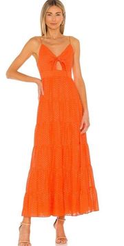 Minka Tie Front Maxi Dress Monarch