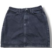 BDG Skirt Size Small 26"Waist Urban Outfitters Jean Skirt Black Denim Skirt Mini Skirt 