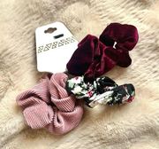 NWT Mystic Apparel 3PK Set of Scrunchies Assorted One Size