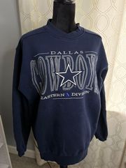 NFL Vintage 1996 Dallas Cowboys Oversized  Football Pullover Crewneck Sweatshirt