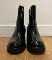 Seychelles far-fetched black patent boots women’s 9.5 brand new