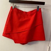 Women's Nina Asymmetrical Envelope Mini Skort Size XS