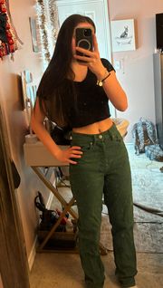 Green Corduroy Pants