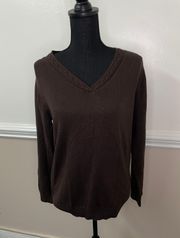 V-Neck Sweater Size Large