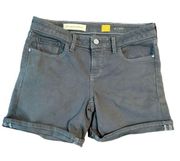 Pilcro and the letterpress denim shorts gray