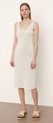 Textured Square-Neck Dress