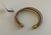 Chico’s Gold Wire Bangle Bracelet