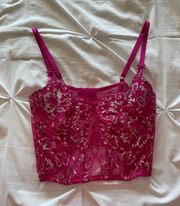 Victoria's Secret  Lace Corset Top