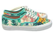 Just Be Tropical floral shoes size 6