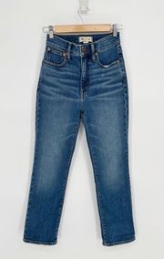Madewell Slim Demi Boot Jeans High Rise Medium Wash in Northaven Wash Women's 24