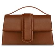 Kayla + Ava Miranda Vegan Leather Crossbody Clutch Purse Bag, Brand New Package