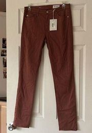 ag luscious stretch sateen prima cigarette leg pants size 27 NWT