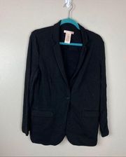 Philosophy large black blazer