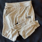 Victoria’s Secret PINK ash gray joggers