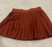 Red And Orange Skirt