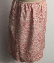 Vintage 1980’s Laura Ashley Silk Skirt Sz 12 Pink