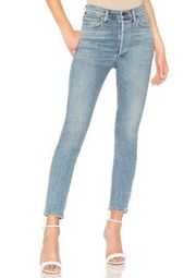 Citizens of Humanity Olivia High Rise Distressed Ankle Jeans Size 26