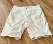 Calvin Klein White Jean Shorts - size 10