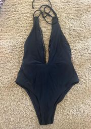 Black One Piece Swimsuit