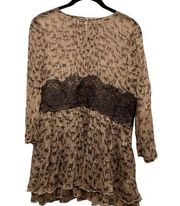4 Love and Liberty Johnny Was Deer Lace Bodice Blouse