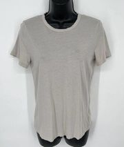 Cotton Citizen NEW Women's Standard Tee Relaxed Fit Shirt Size S Vintage Chalk