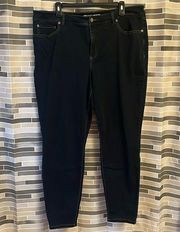INC Denim Mid-Rise Dark Wash Skinny Jeans - Size 20W (20”-25”W)