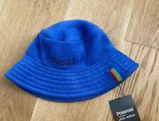 Polaroid Blue Fleece Bucket Hat