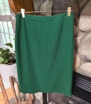 J Crew 365 green pencil skirt