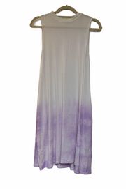 tye dye sleeveless dress Sz large