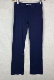 Betabrand Straight Leg Classic Dress Pant Yoga Pants Size Medium Navy Blue W0076