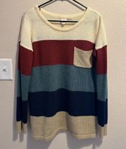 Multicolored Knit Sweater