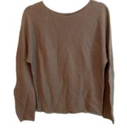 UNIQLO ribbed taupe sweater