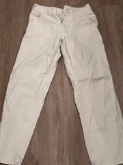 Brandy Melville White Cargo Pant