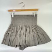 Koch Erica Shorts Skirt Skort Size XS Charcoal Gray High Waisted