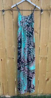 Pitaya Patterned Maxi Dress