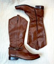 Coldwater Creek Brown Leather Tall Boot 9