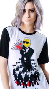 NWT Hitman Karl Lagerfeld Luxury Parody Shirt S