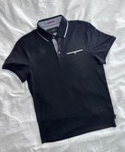 short sleeve collared dress polo