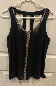 Daytrip beaded tank size small