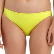 California Waves YELLOW Ribbed Bikini Swim Bottom