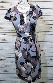 BCBG Maxazria Vintage Floral 1930’s Wiggle Dress