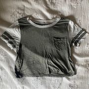 Abercrombie & Fitch Hollister California cropped short sleeve